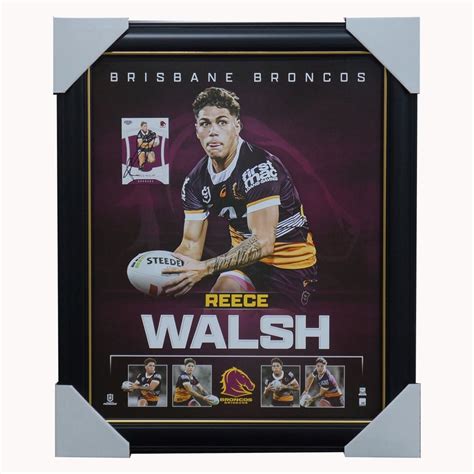 reece walsh signed jersey